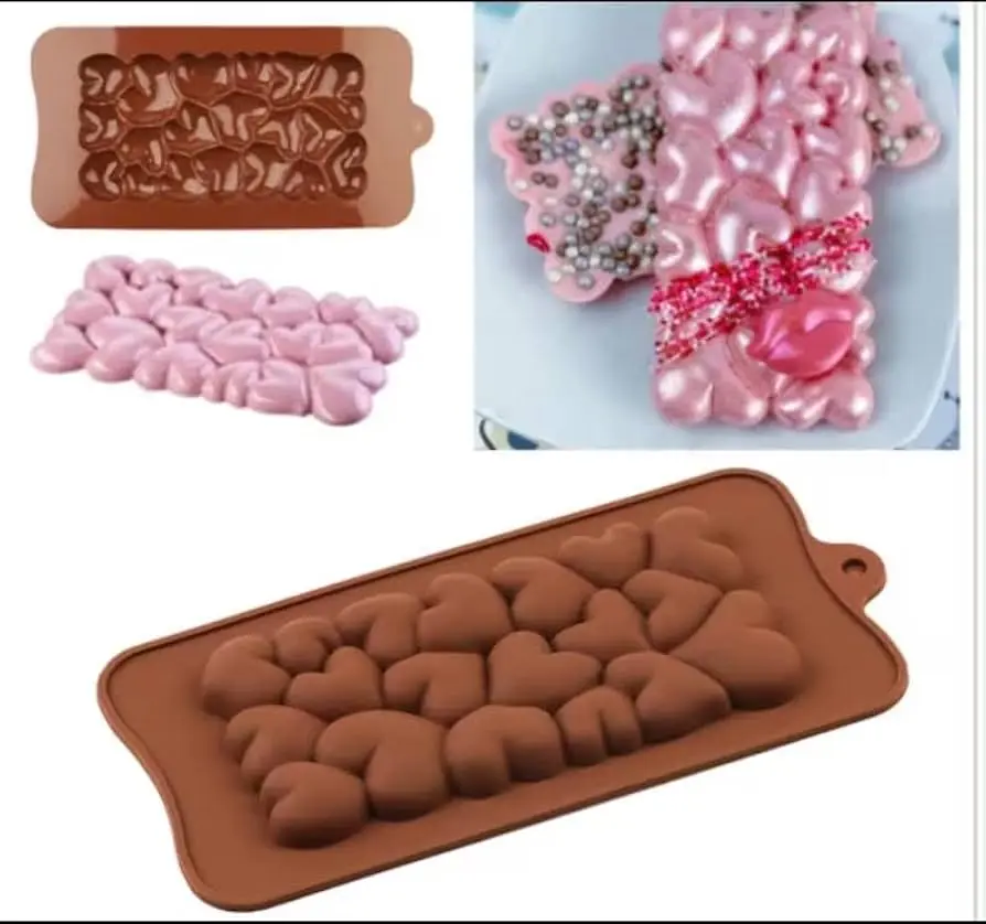 Heart Chocolate Bar Silicone Mould