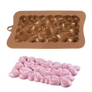 Heart Chocolate Bar Silicone Mould