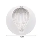 1 cavity 3d Hot Air Balloon Silicone mould