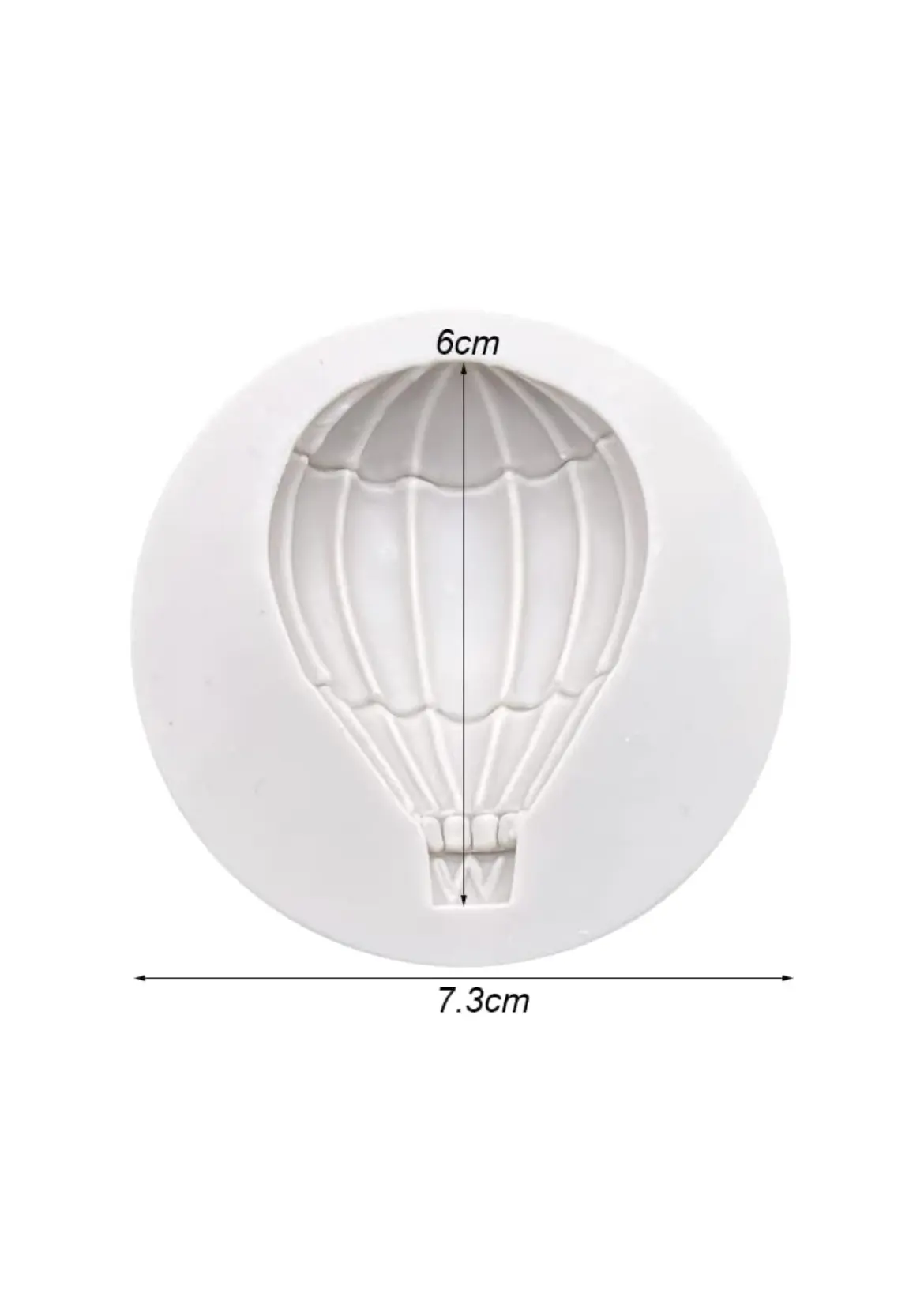 1 cavity 3d Hot Air Balloon Silicone mould