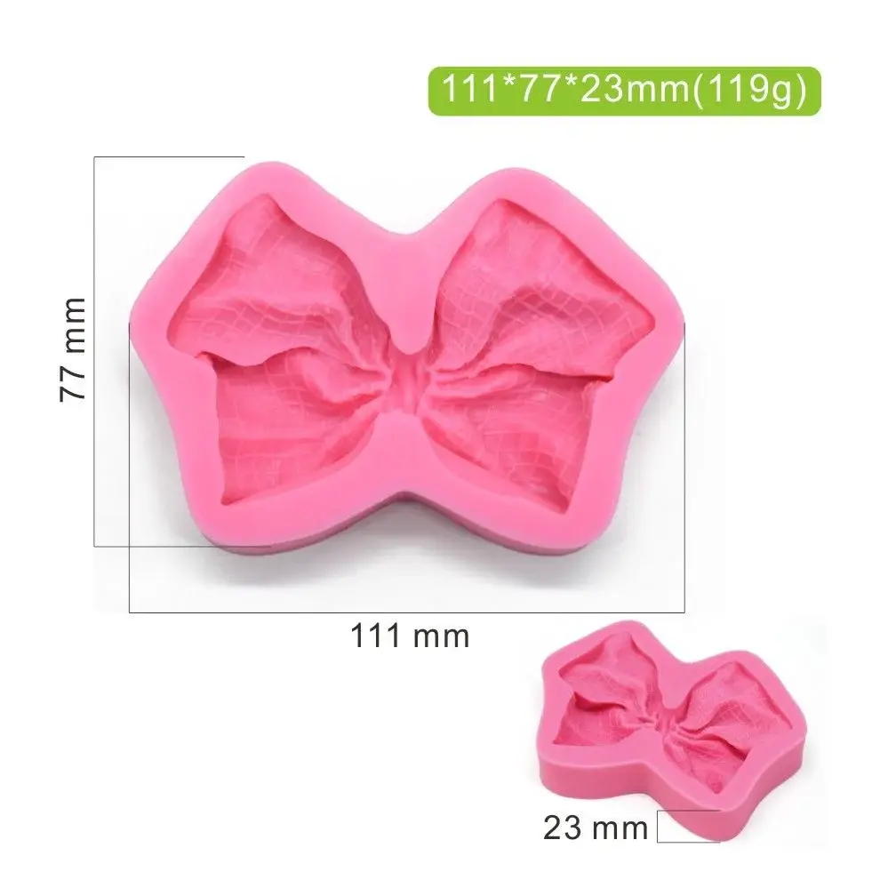 Large bow silicone mould