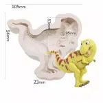 3D Dinosaur animal Silicone style 3