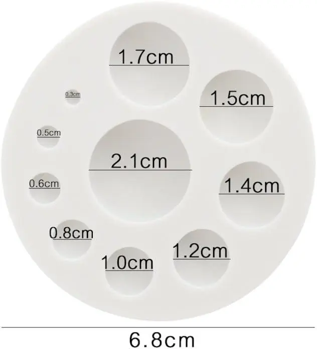 Half sphere Silicone mould