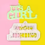 It's A Girl Fondant Cutter