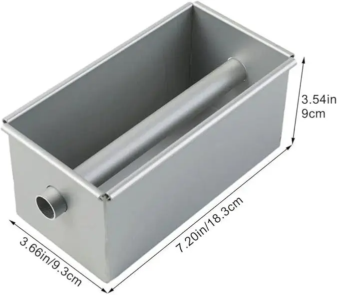 Loaf Pan with Center Tube for Baking Bread & Cake | Non-Stick Bread Loaf Pan for Homemade Sandwich & Sourdough