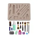 Makeup Tools theme Silicone Mould