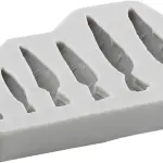 3D Easter 6 cavity Carrot Silicone Fondant Mould