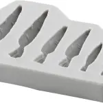 3D Easter 6 cavity Carrot Silicone Fondant Mould