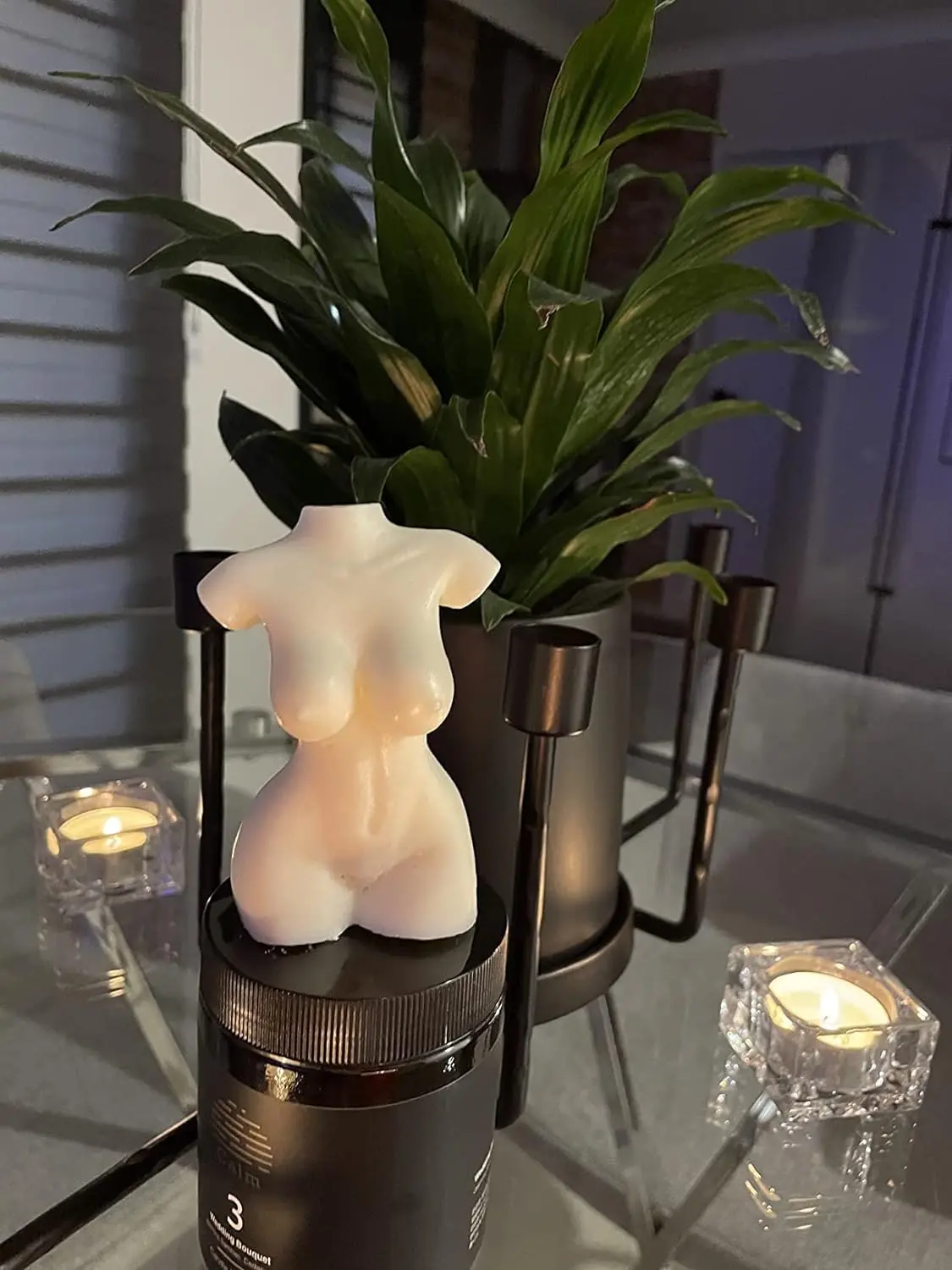 Lady body candle mould