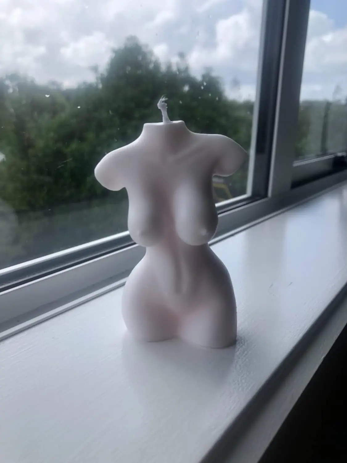 Lady body candle mould