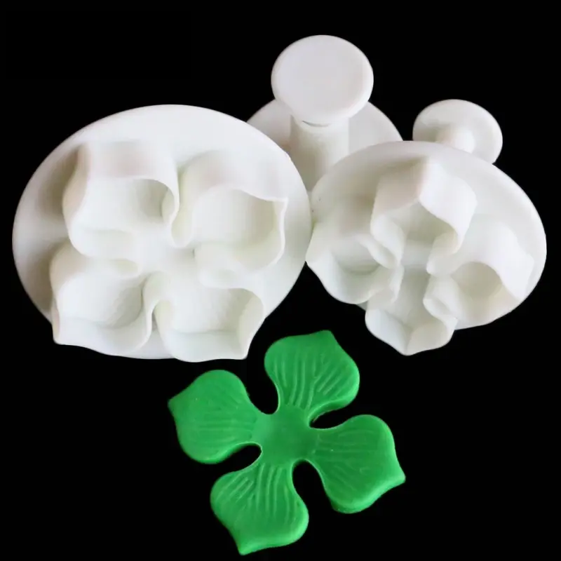3Pcs/ Set Hydrangea Silicone Plunger Cutter