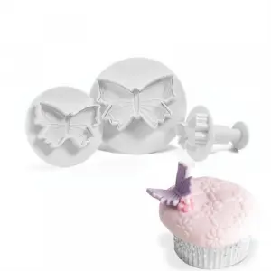 3 PCS Butterfly Shape Plunger Cutter SET