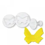 3 PCS Butterfly Shape Plunger Cutter SET