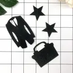 3 pcs set tie brief case specs cake topper