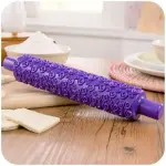 Rose flower shape Fondant Embossed Rolling Pin
