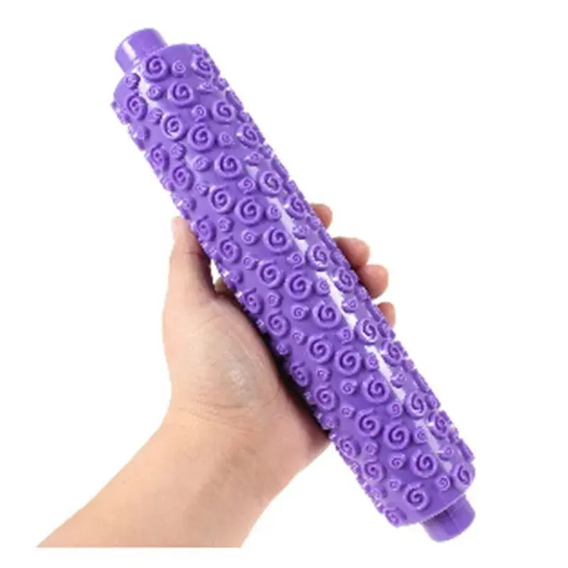 Rose flower shape Fondant Embossed Rolling Pin
