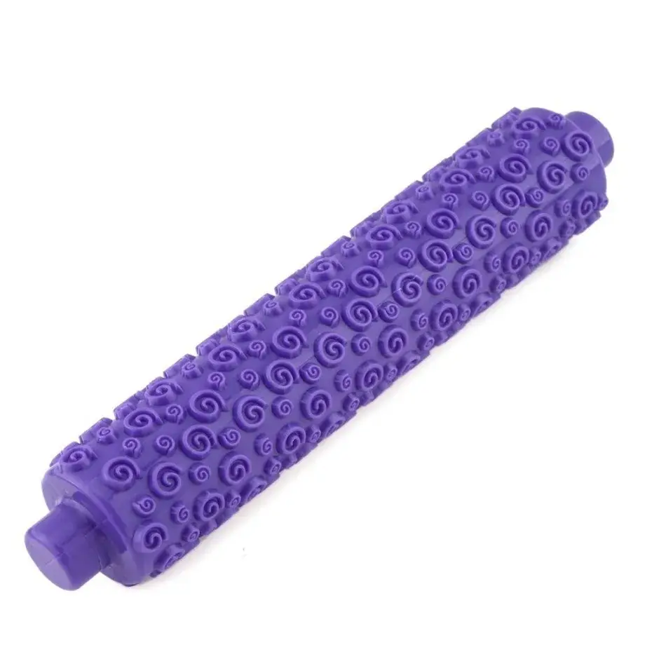 Rose flower shape Fondant Embossed Rolling Pin