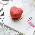 8 Cavity heart shaped mousse pastry entremet mould