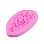 3D Flower with leaf motif flower silicone Mould