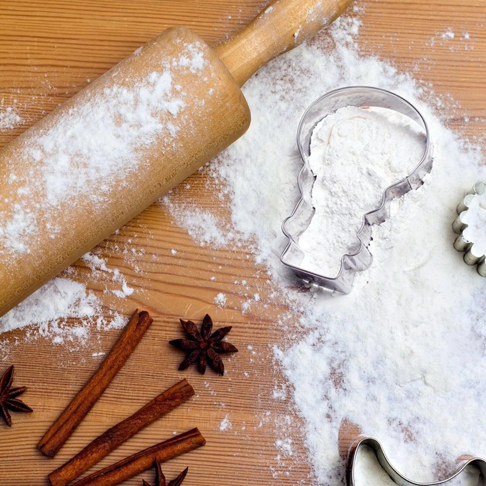 3 pcs Christmas snowman cookie cutter set