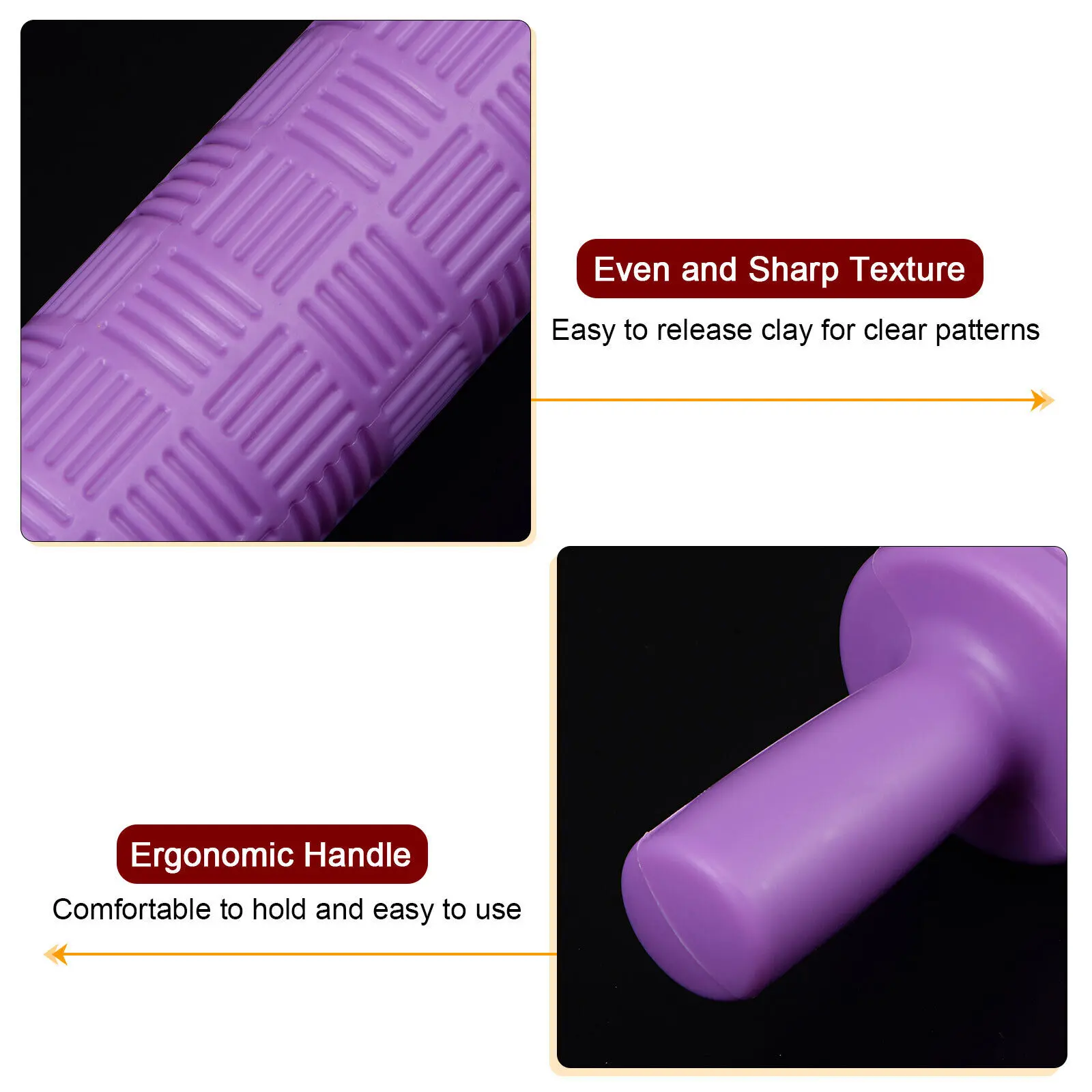 Texture Embossed Rolling Pin
