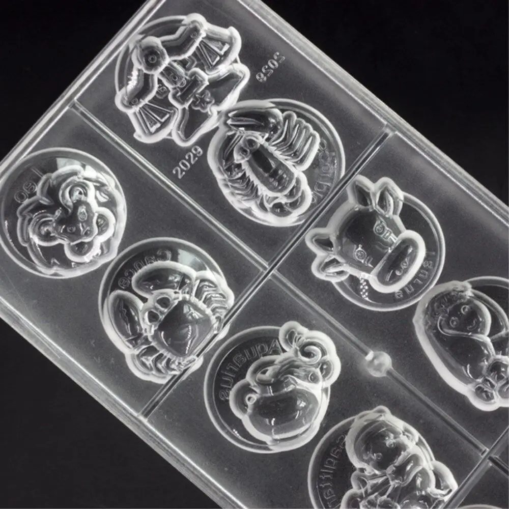 12 Zodiac Polycarbonate Chocolate Mold Candy Cake Decoration Mould