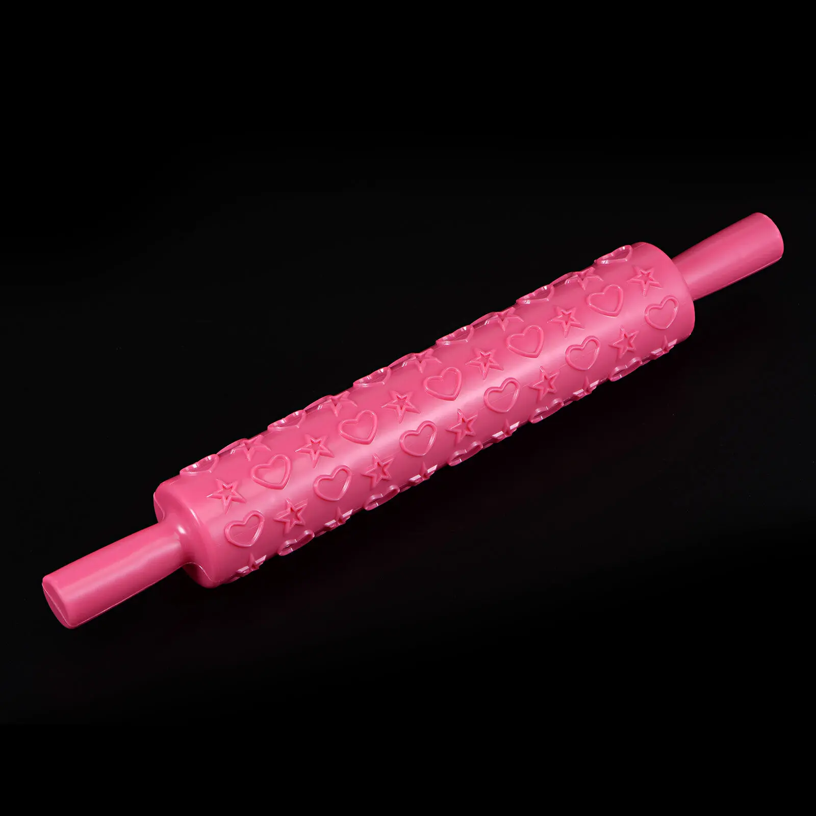 Heart and star Embossing Rolling Pin