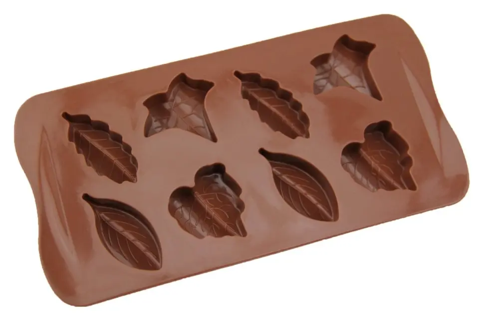 8 cavity leaf Chocolate silicone Mould