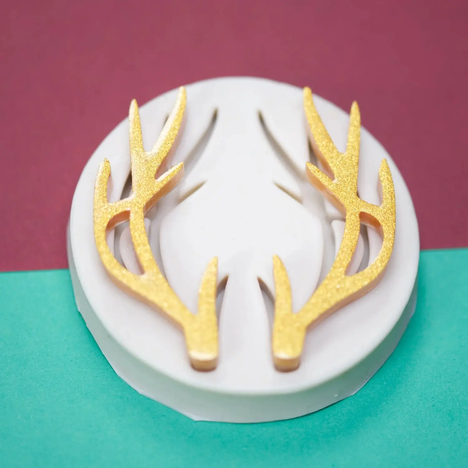 Christmas Reindeer Horn Silicone fondant mould