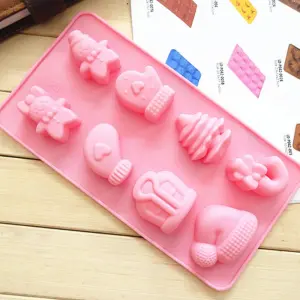 1Pcs christmas theme Silicone Mould for Cake,Chocolate,Jelly,Candy