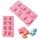 1Pcs christmas theme Silicone Mould for Cake,Chocolate,Jelly,Candy