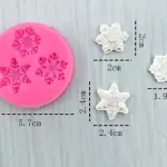 3 cavity silicone mould