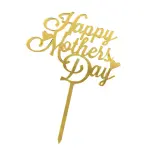 Happy mothers day with heart cake topper