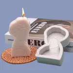 3D Beauty Elegant Girl Silicone Candle Mould