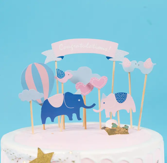Congratulations Cake/cupcake Topper set