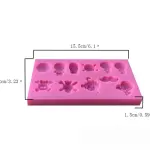 Scary Ghosts & Critters Silicone Mould - 10 Cavity