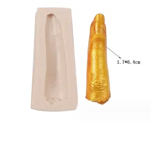3D Human Finger Silicone Mold DIY Halloween Party Cake Decorating Tools Cupcake Baking Fondant Chocolate Candy Gumpaste Mould