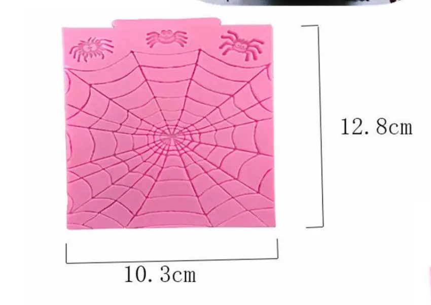 spider web Hallowen Fondant silicone Mould