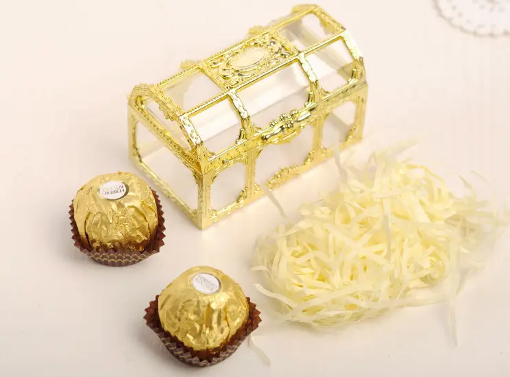 1 pcs tressure box Biodegradable Plastic Simple polymer Candy Boxes