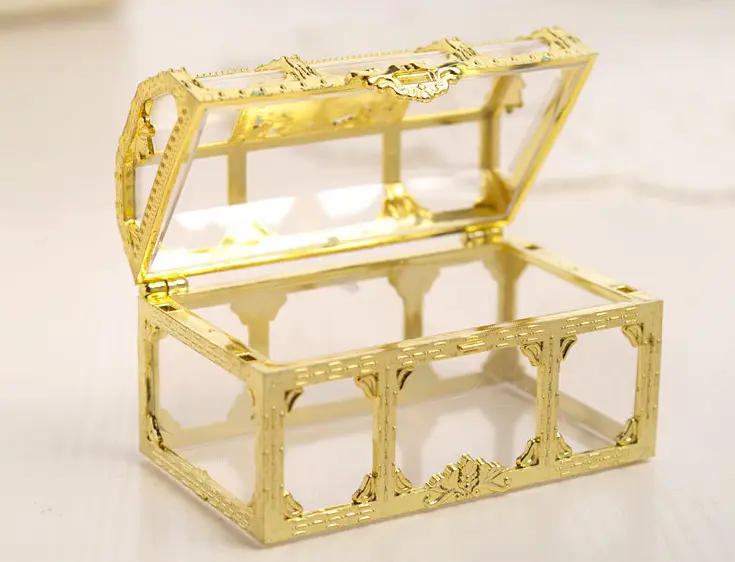 1 pcs tressure box Biodegradable Plastic Simple polymer Candy Boxes