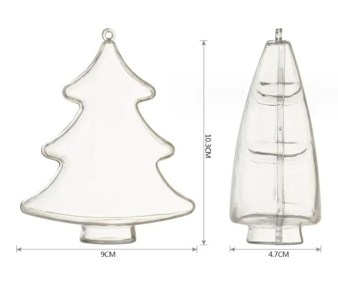 1 pcs Christmas tree candy/chocolate box