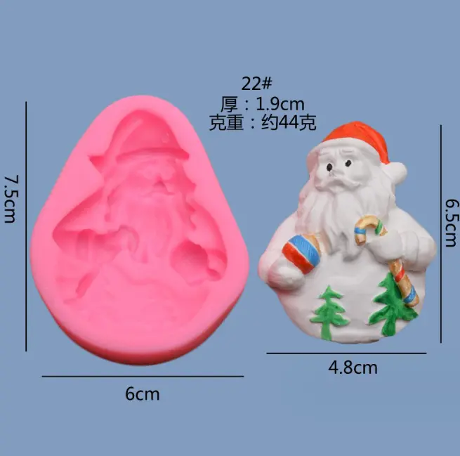 Santa Themed Christmas Mould