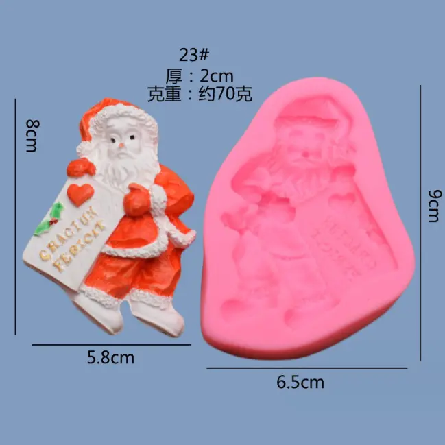 Santa Christmas Mould
