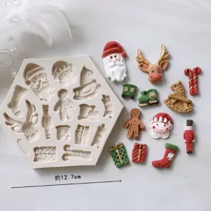 Christmas theme silicone mould