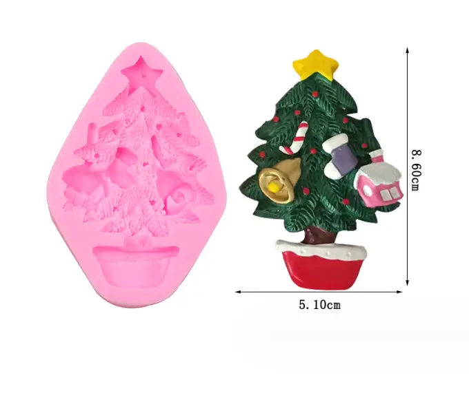 Christmas Tree with Ornaments Mould