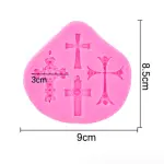 4 Cavity Christian Cross Mould