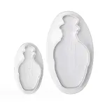 2 pcs Christmas snowman cookie plunger set