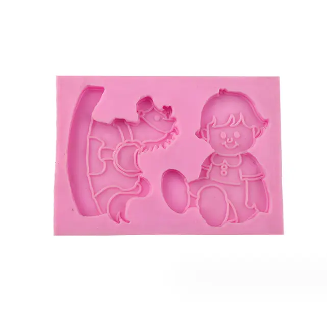 Baby horse baby shower theme silicone mould