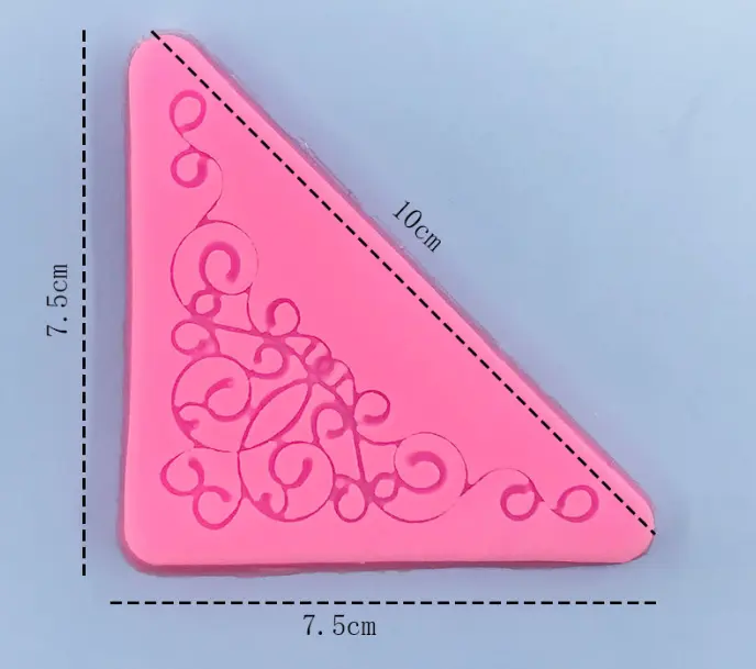 crown lace texture silicone mould