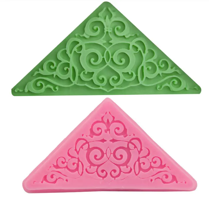 crown lace texture silicone mould